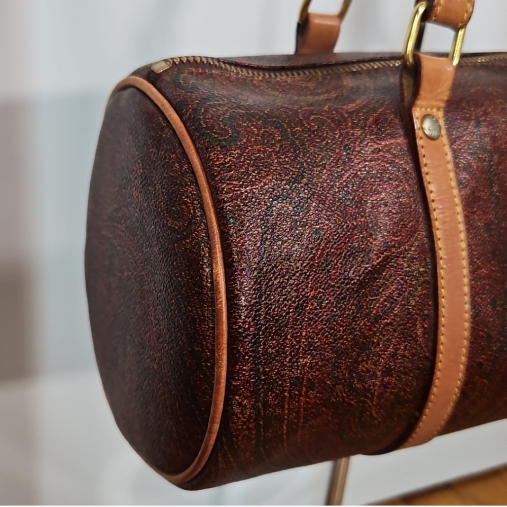 Etro Vintage 1997 Mini Barrel Bag (EUC) - Picture 3 of 16